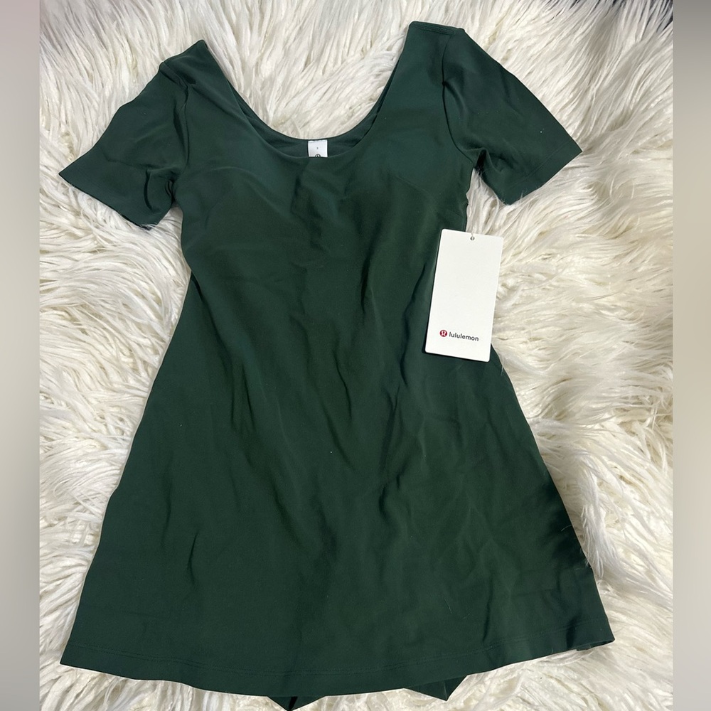 Lululemon Align Short-Sleeved Dress Legacy Green
